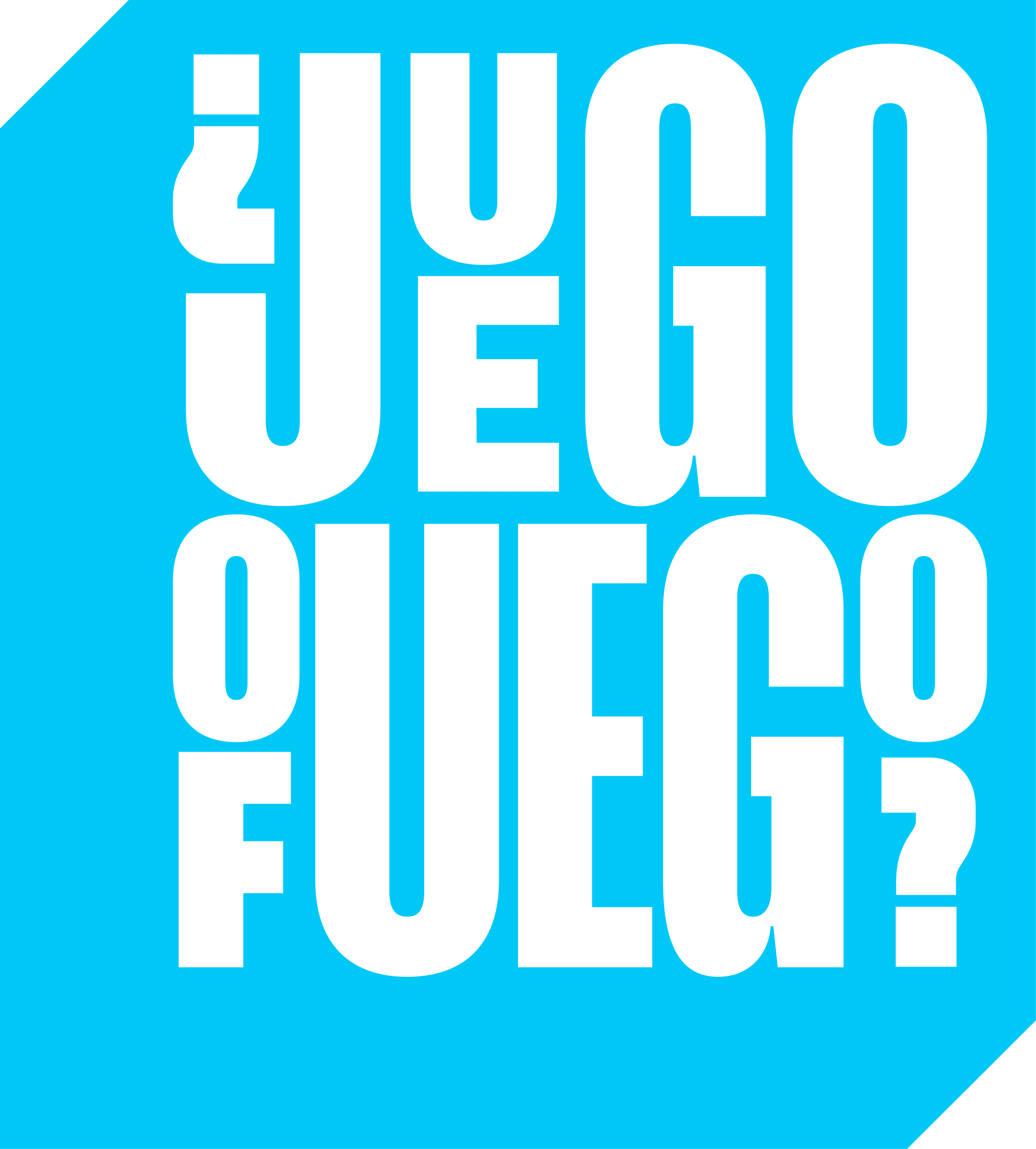¿Juego o Fuego? — reverso blue